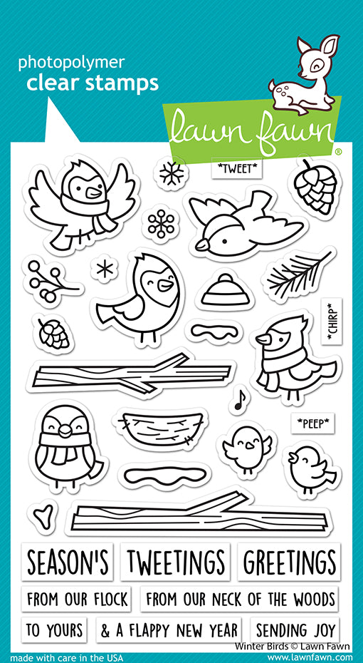 Winter Birds Stamp Set