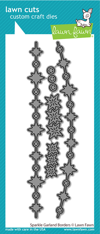 Sparkle Garland Borders Lawn Cuts