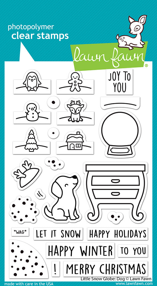 Little Snow Globe: Dog Stamp Set