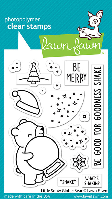 Little Snow Globe: Bear Stamp Set