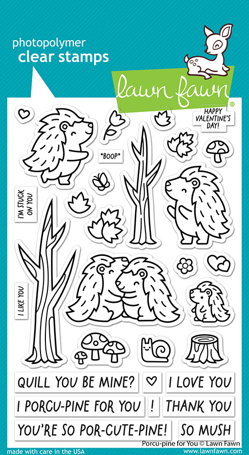 Porcu-Pine For You Stamp Set