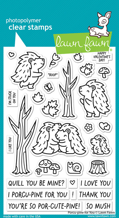 Porcu-Pine For You Stamp Set
