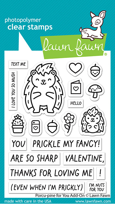 Porcu-Pine For You Add-On Stamp Set