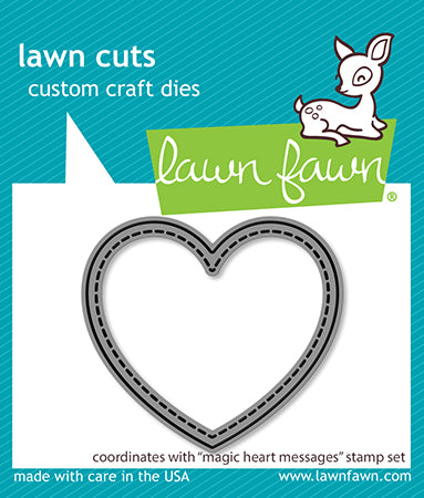 Magic Heart Messages Lawn Cuts