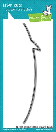 Speech Bubble Border Lawn Cuts