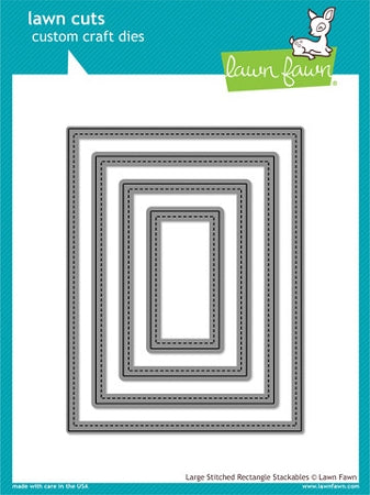 Large Stitched Rectangle Stackables Lawn Cuts