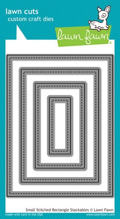 Small Stitched Rectangle Stackables Lawn Cuts