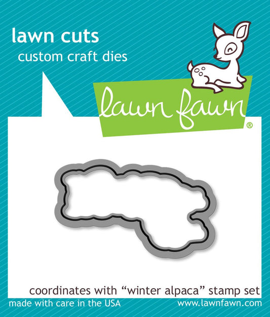 Winter Alpaca Lawn Cuts