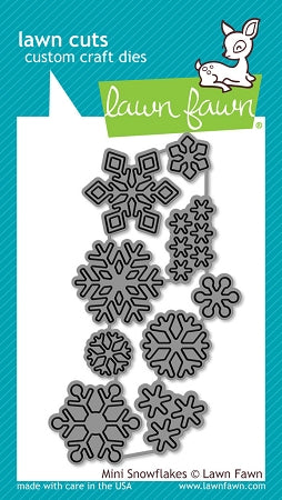 Mini Snowflakes Lawn Cuts