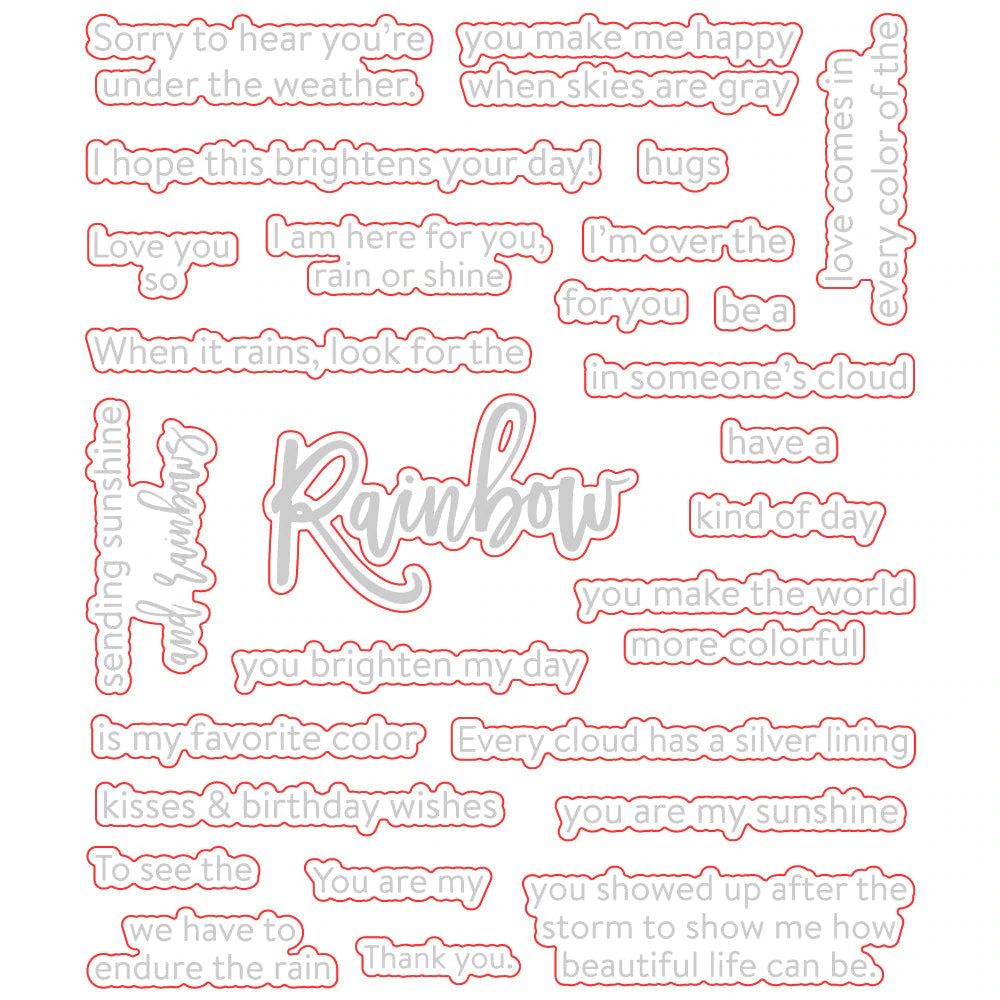 Look For The Rainbow Honey Cuts