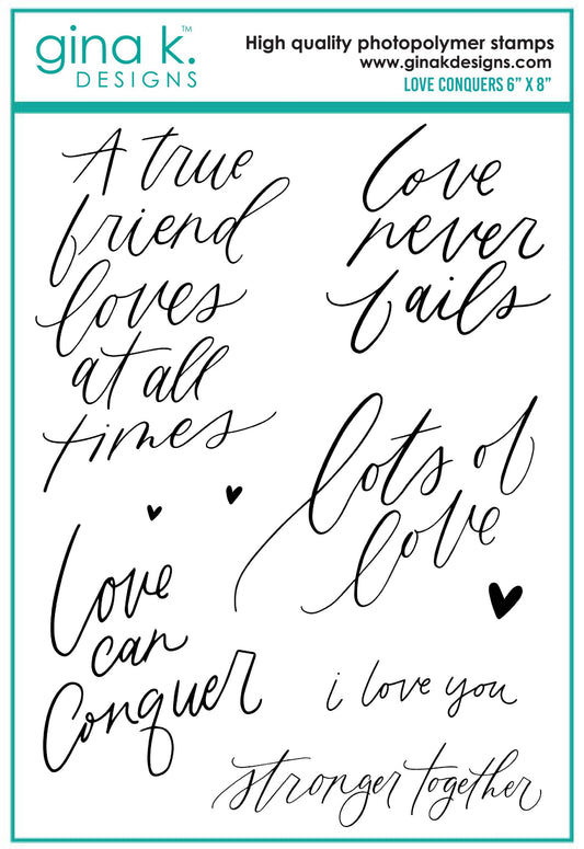 Love Conquers Stamp Set