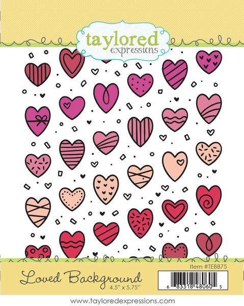 Loved Background Stamp Set