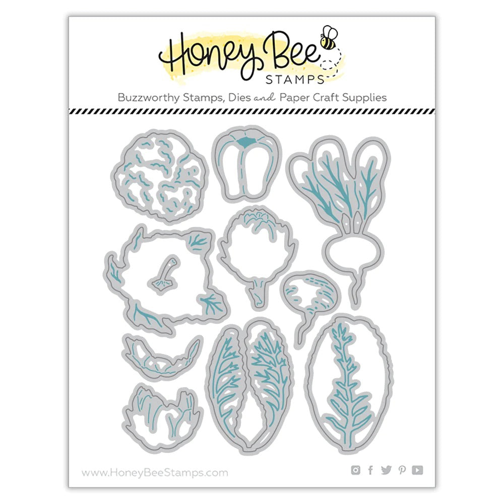 Lovely Layers: Garden Veggies Honey Cuts