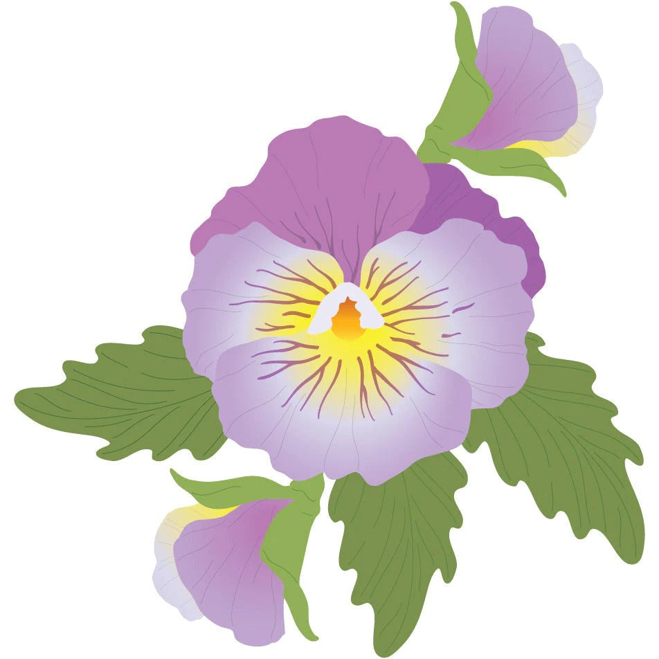 Lovely Layers: Pansy Honey Cuts