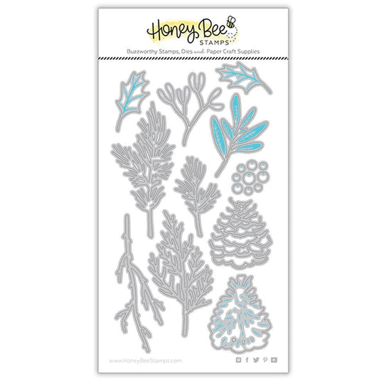 Lovely Layers: Winter Greenery Honey Cuts