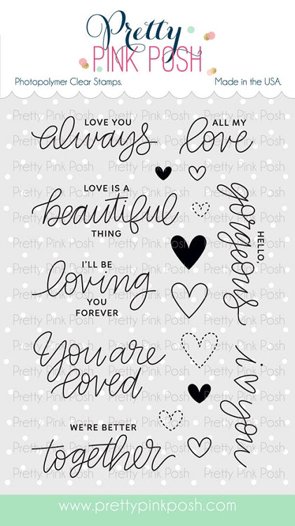 Love Sentiments Stamp Set