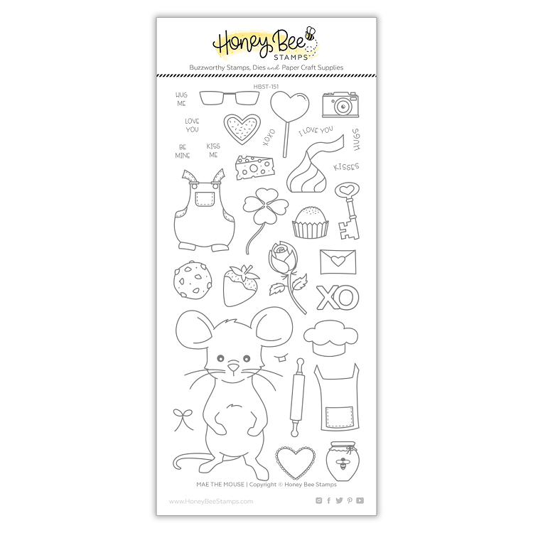 Mae The Mouse Stamp Set