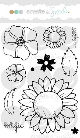 Magic Flowers Stamp Set