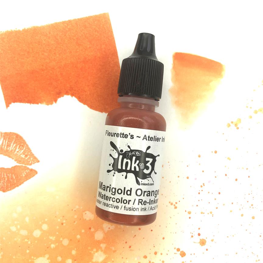 Atelier Watercolor / Re-inker Maigold Orange Fusion Ink