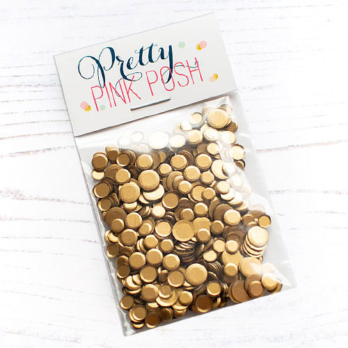 Matte Gold Confetti