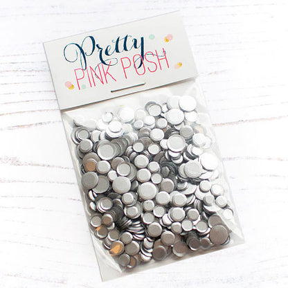 Matte Silver Confetti