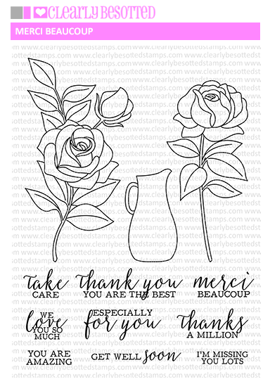 Merci Beacoup Stamp Set