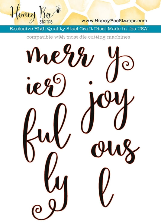 Merry and Joy Honey Cuts Dies