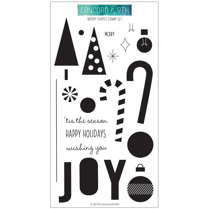 Merry Shapes Stamp Set