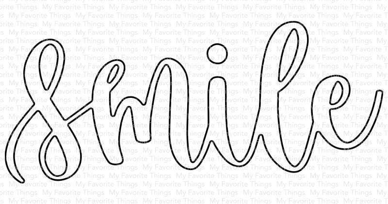 Scripty Smile Die-namics