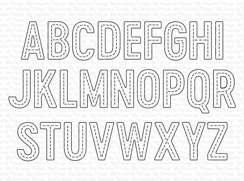 In Stitches Alphabet Die-namics