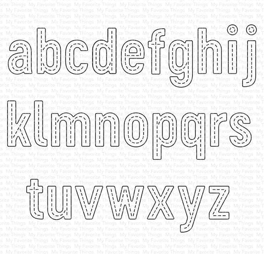 In Stitches Lowercase Alphabet Die-namics