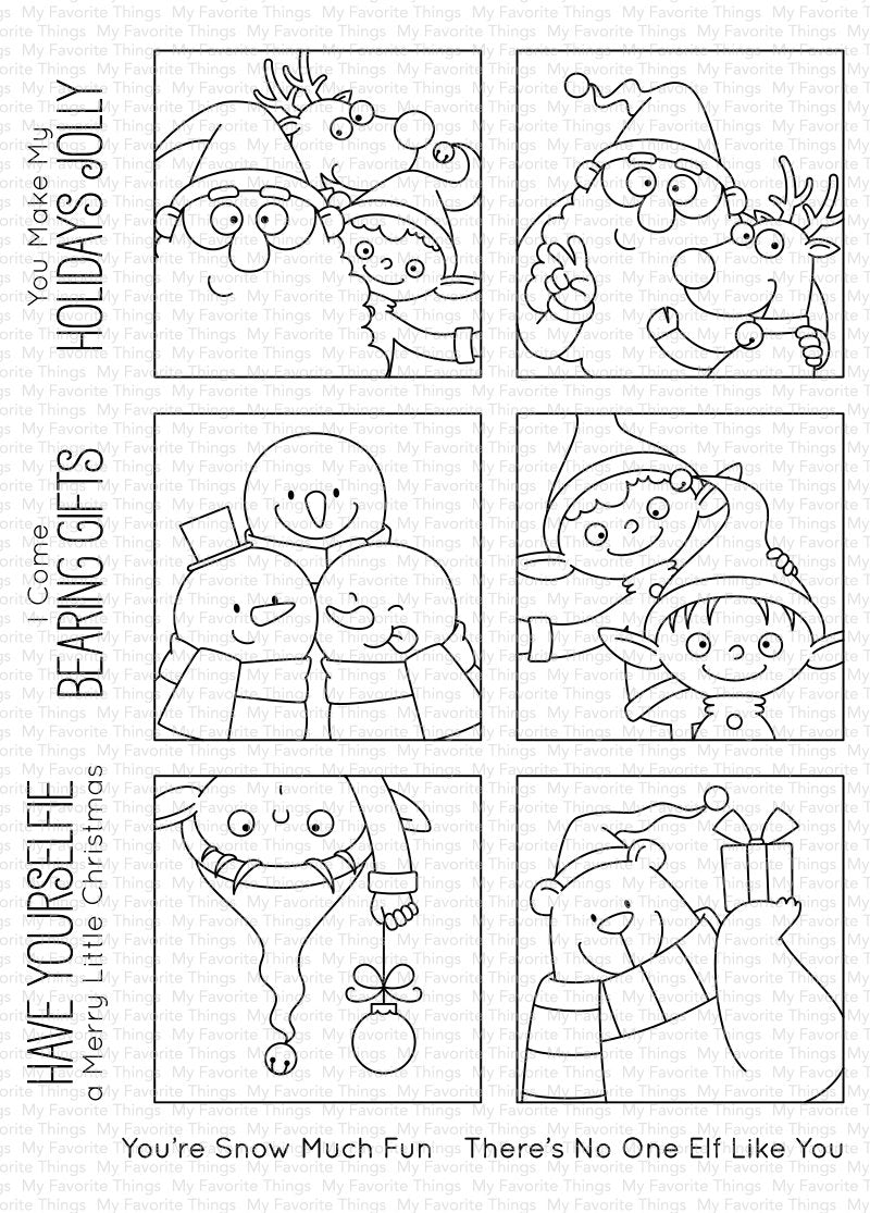 Christmas sELFies Stamp Set