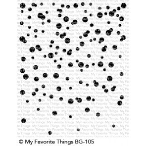 Card-Sized Confetti Background Stamp