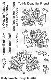 Playful Peacock Stamp Set