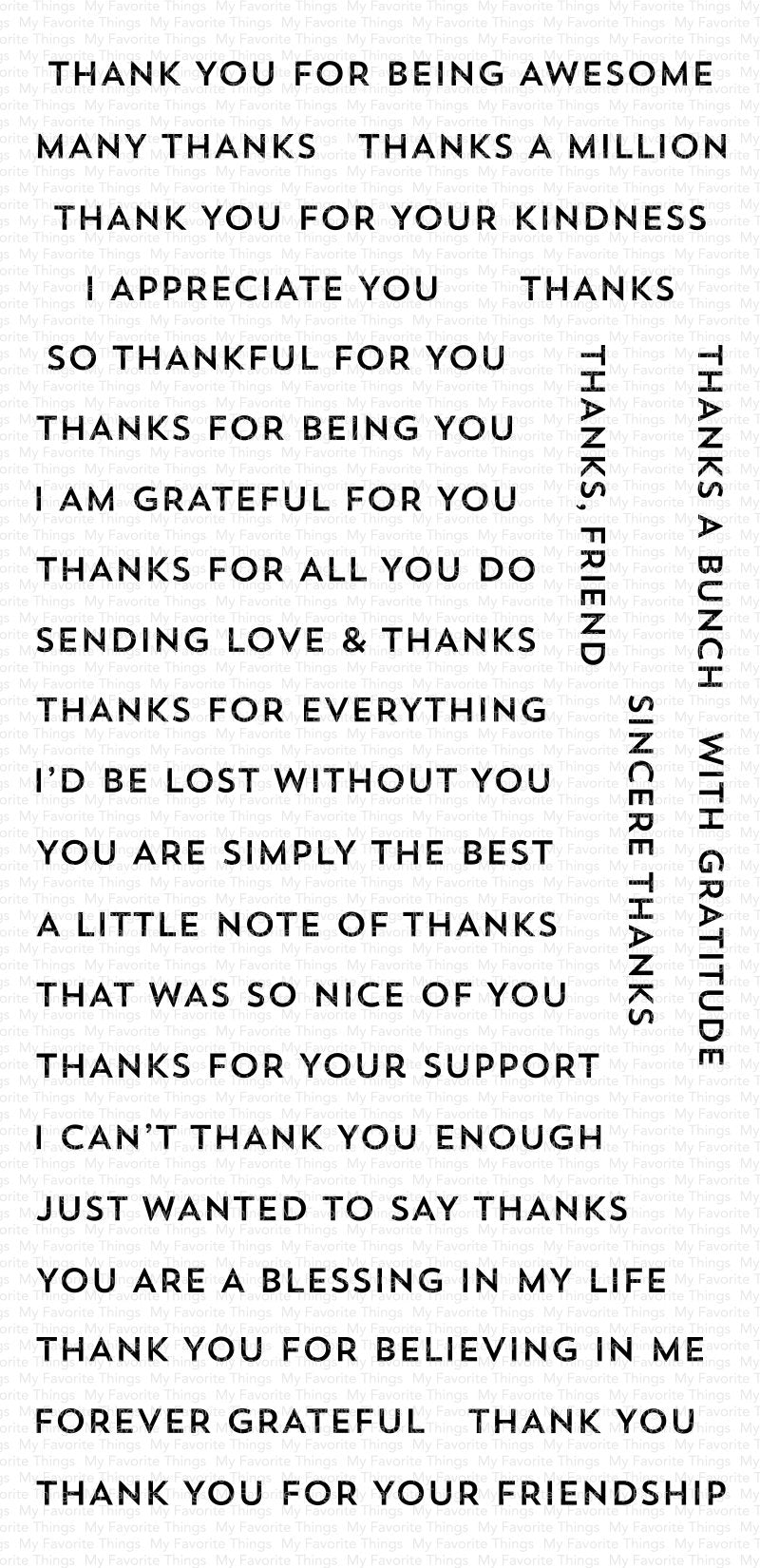 Bitty Thanks & Gratitude Stamp Set