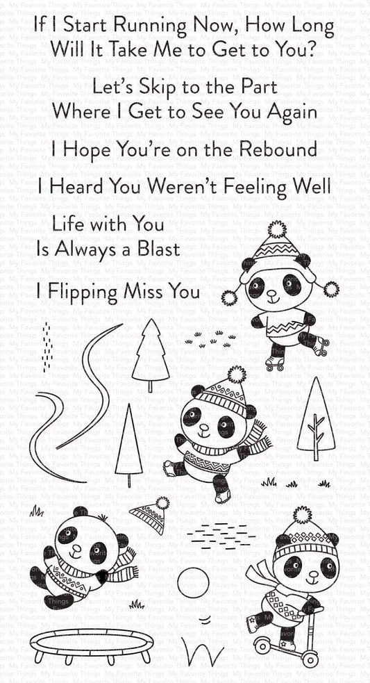Pandas at Play Stamp Set