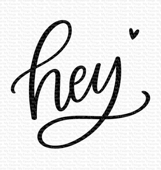 Hey Stamp Set