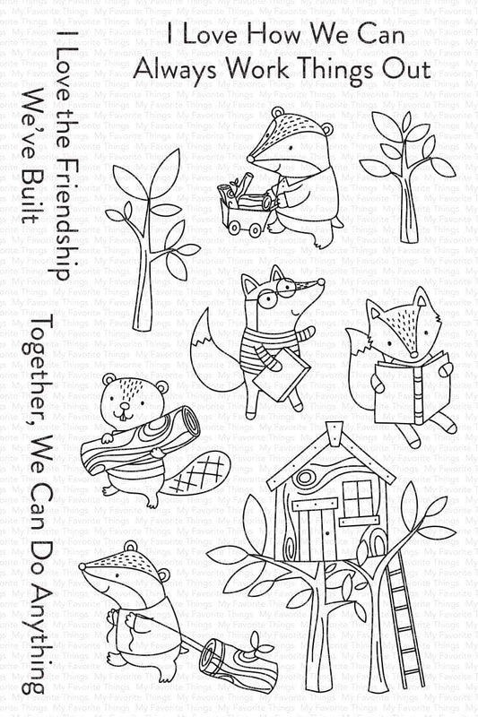 Let's Work Together Stamp Set