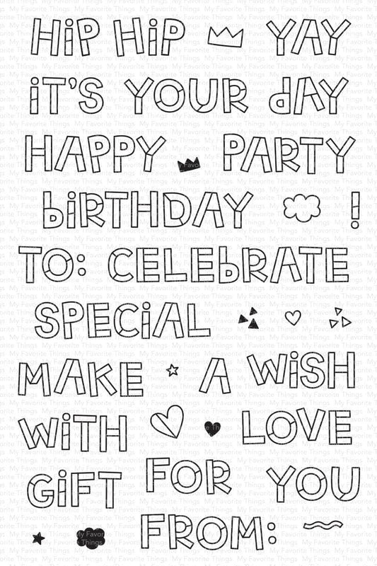 Hip Hip Yay Day Stamp Set