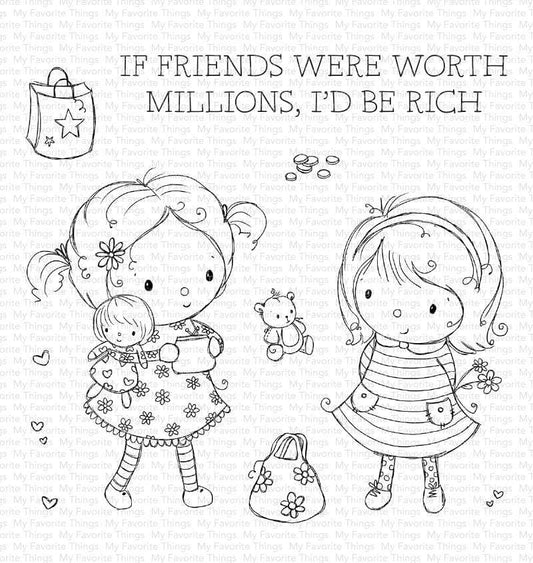 Million Dollar Friends Stamp Set
