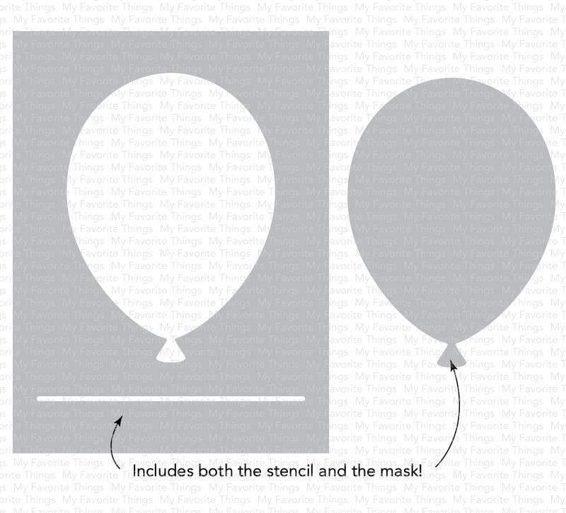 Big Balloon Stencil