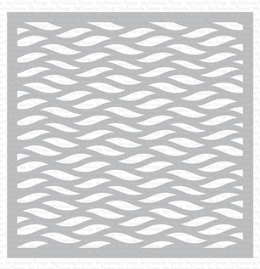 Wavy Lines Stencil