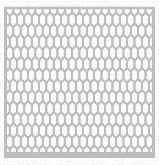 Happy Hexagons Stencil