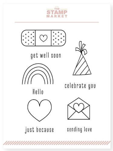 Mini Hellos Stamp Set