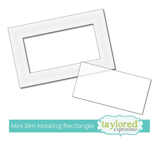 Masking Stencil - Mini Slim Rectangle
