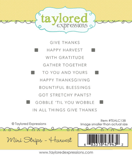 Mini Strips - Harvest Stamp Set