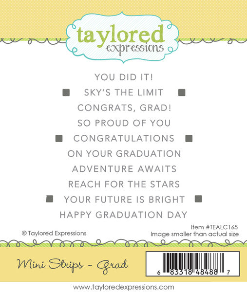 Mini Strips - Grad Stamp Set