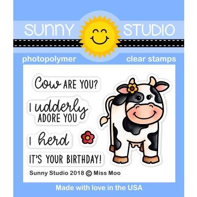 Miss Moo Stamp Set