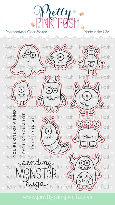 Monster Hugs Stamp Set