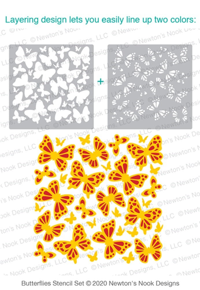 Butterflies Stencil Set